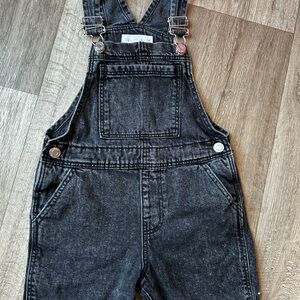 Zara Black Denim Overalls for Kids